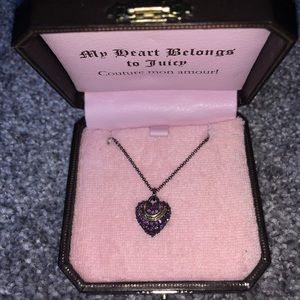 Juicy Couture heart necklace